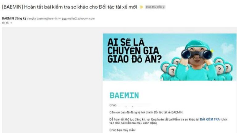 Hướng dẫn cách đăng ký BAEMIN chi tiết, đơn giản cho tài xế mới