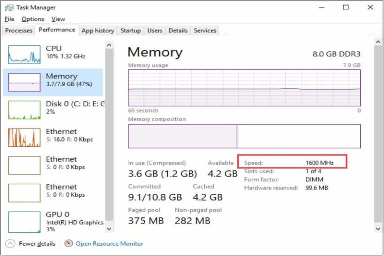 Kmanager Hướng dẫn kiểm tra tốc độ máy tính/laptop trên Windows 10