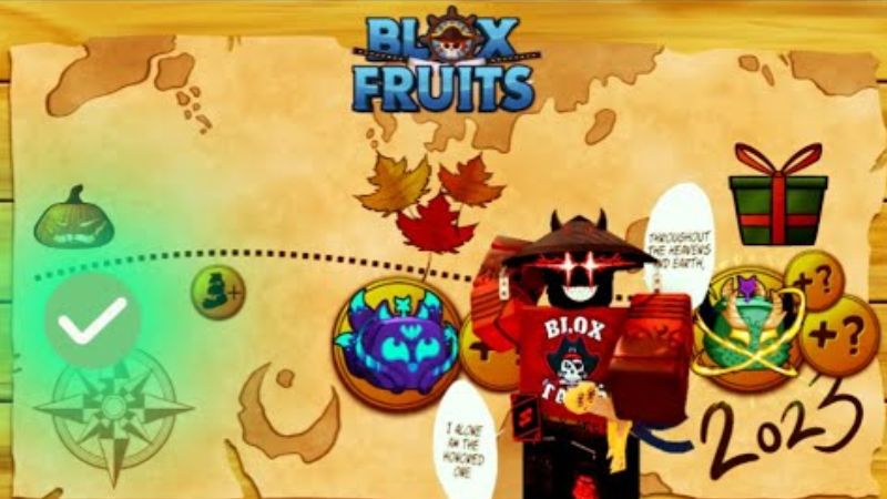 Logo game www.roblox.com logo blox fruit đầy màu sắc và sinh động