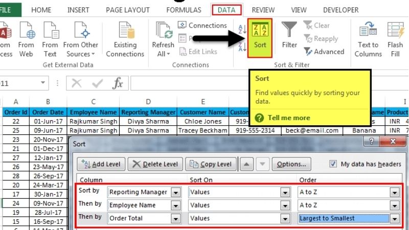 sap-xep-trong-excel-1