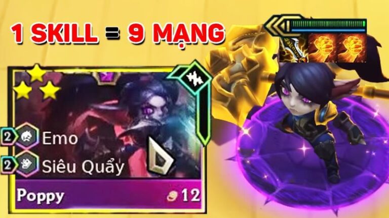 Thăng hoa với đội hình Emo Siêu Quẩy - Poppy carry mùa 10