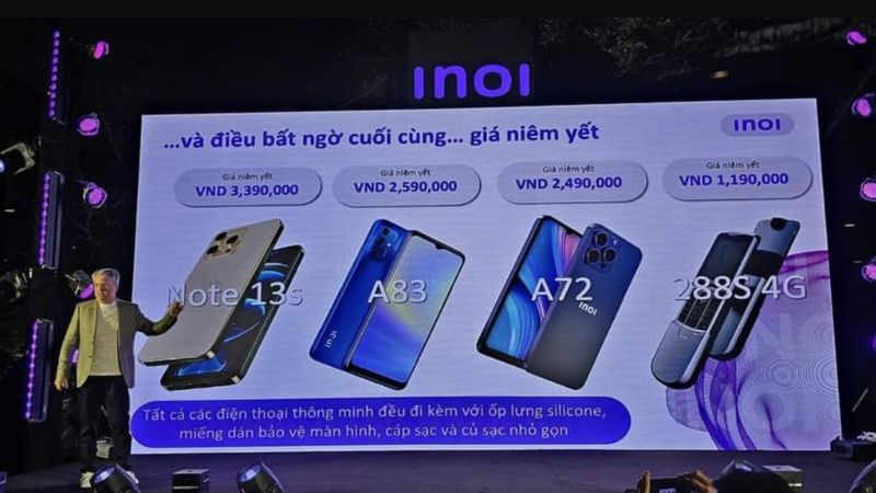 INOI Note 13S ra mắt