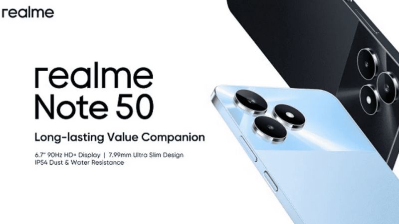 Realme Note 50 đầu tiên ra mắt