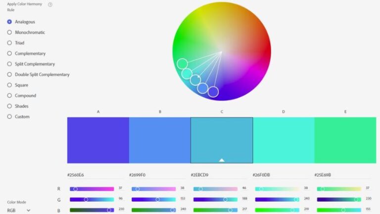 Adobe Color là gì? Tìm hiểu chi tiết về công cụ này