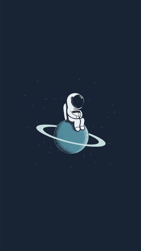 Premium Vector | Astronaut and the planets in outer space for illustration  background or wallpaper