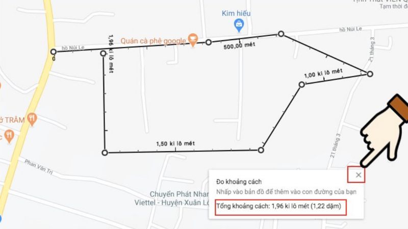 do-khoang-cach-tren-google-maps