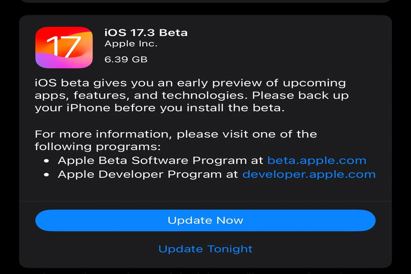 IOS 17.3 Beta đã được Tiết Lộ Với Các Tính Năng Mới