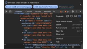 Cách View Source, xem mã nguồn trang web bằng điện thoại, máy tính