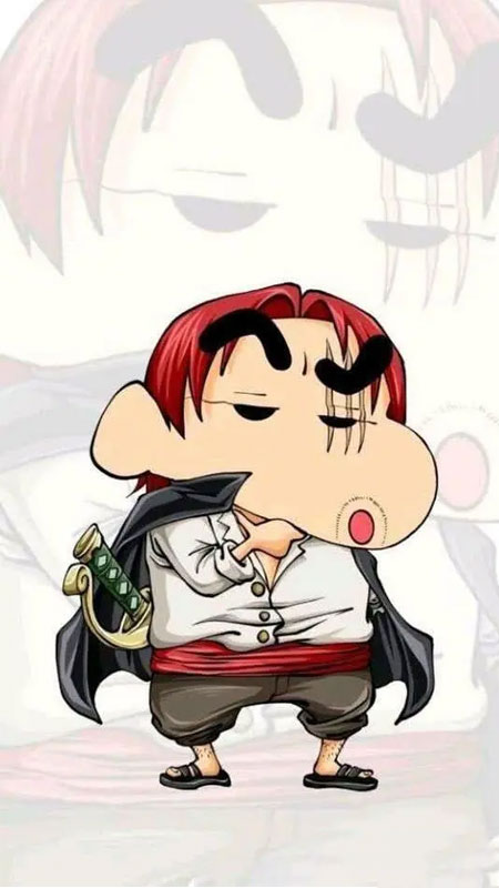 Ảnh Shin cậu bé bút chì hóa trang (cosplay) thành nhân vật khác