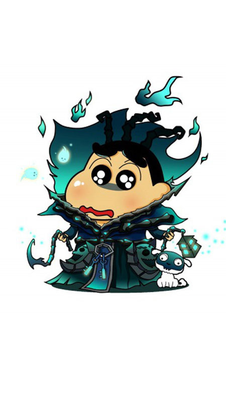 Hình ảnh Shin cậu bé bút chì hóa trang thành siêu anh hùng