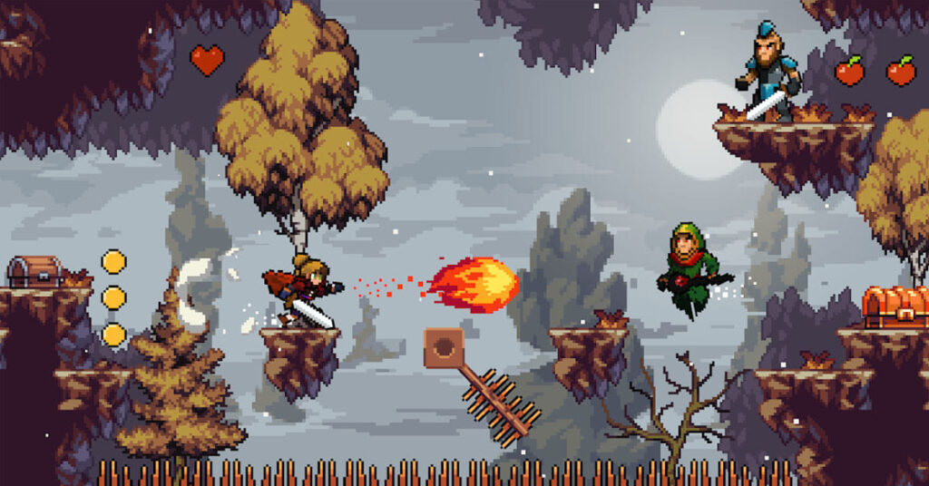 Apple Knight nhập vai khám phá vùng đất thần tiên và huyền diệu