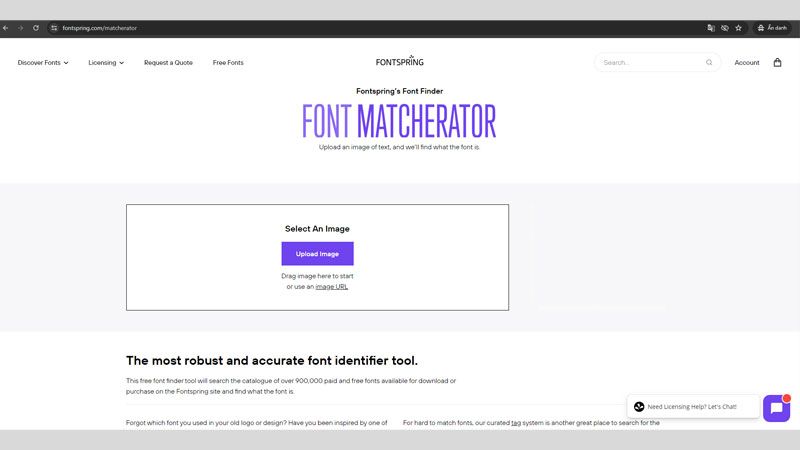 5 trang web tìm font chữ bằng hình ảnh, xác định font miễn phí