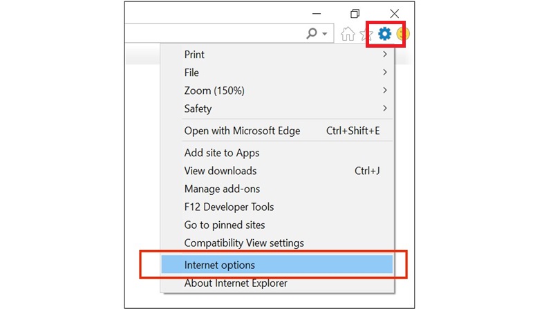 Cách thay đổi font chữ Win 10 trên Internet Explorer