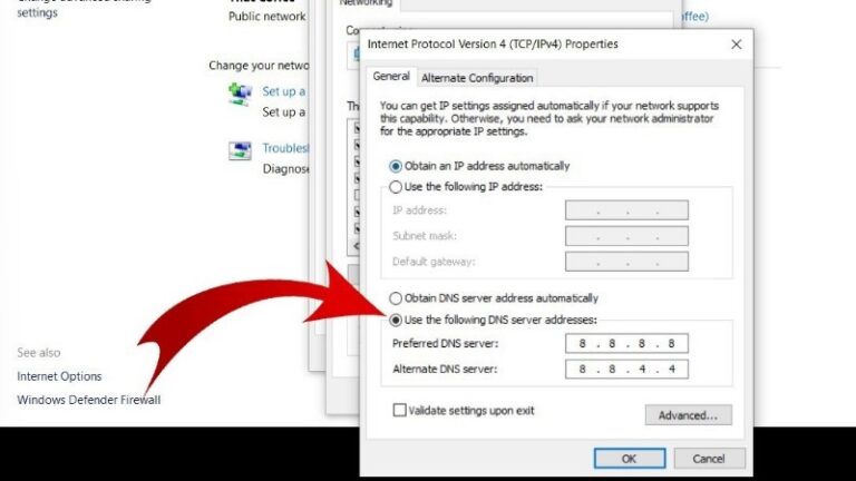 Hướng dẫn đổi DNS Google 8.8.8.8 và 8.8.4.4