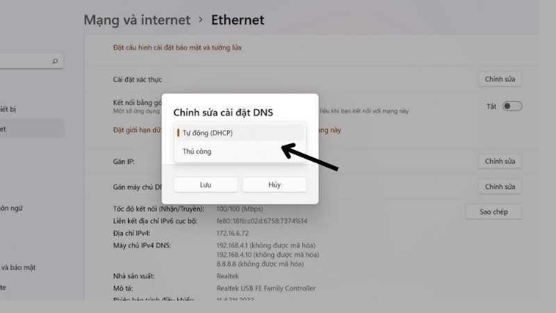 Cách đổi DNS Google trên Windows 11