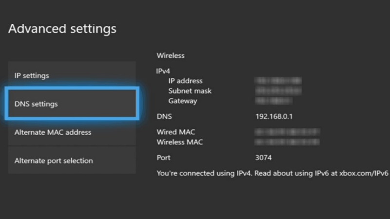 Đổi DNS Google trên nền tảng Xbox
