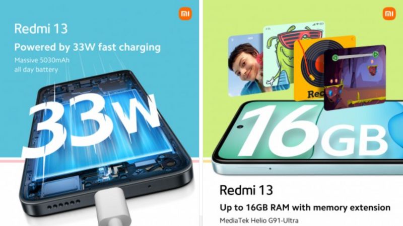 Redmi 13 ra mắt