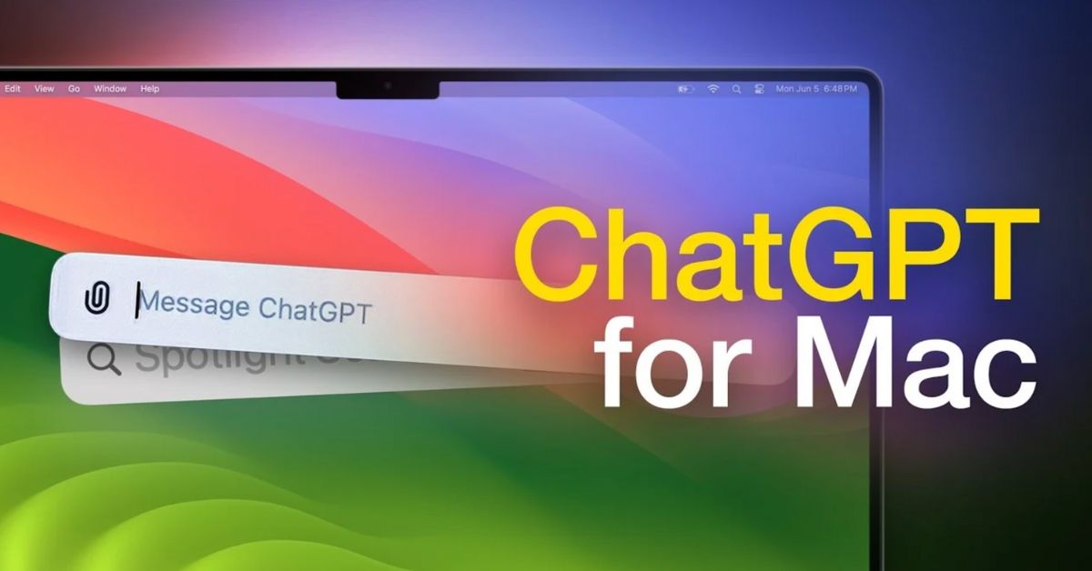 Chat GPT cho macbook