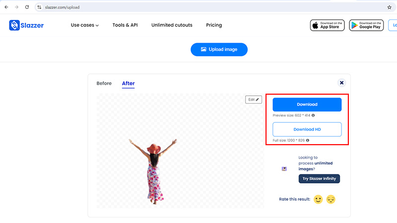Bước 3: Nếu hình ảnh đã phù hợp với yêu cầu của bạn, nhấn vào “Download” để tải ảnh về máy tính