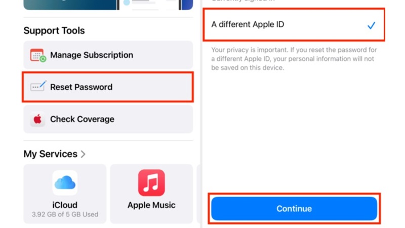 Cách lấy lại mật khẩu Apple ID của bạn bằng Ứng dụng Apple Support