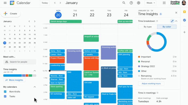 Gemini tích hợp Google Calendar