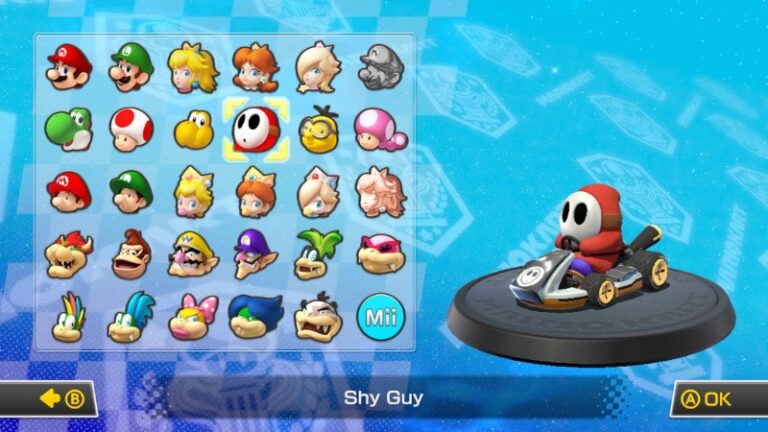 Hướng dẫn tùy chỉnh xe đua và nhân vật trong Mario Kart 8