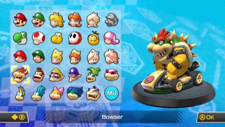 Hướng dẫn tùy chỉnh xe đua và nhân vật trong Mario Kart 8