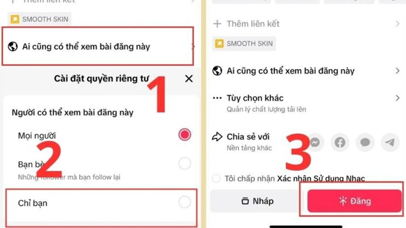 Các bước thực hiện cách chụp hình trên TikTok lưu về dạng Live Photo bằng iPhone