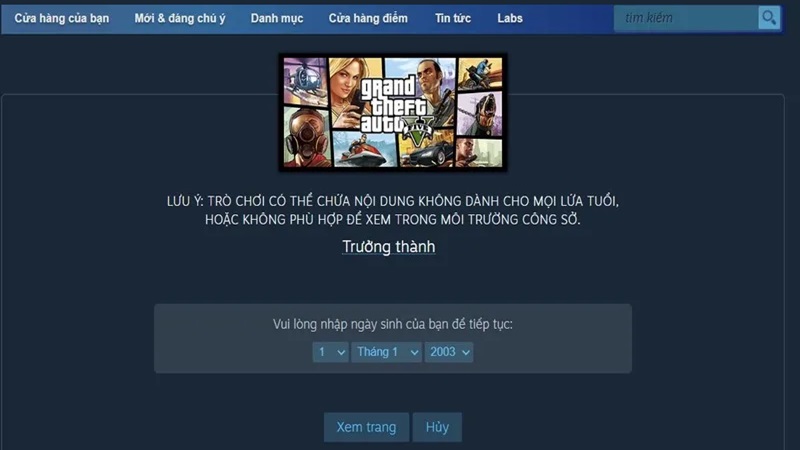 Cách tải GTA 5 cho PC trực tuyến bằng Steam