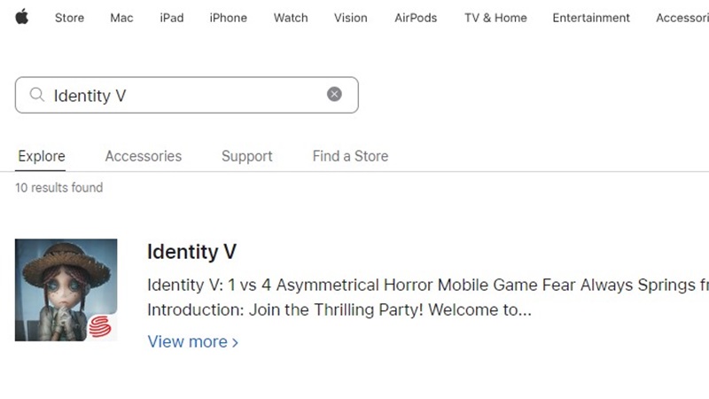 Cách tải Identity V trên App Store