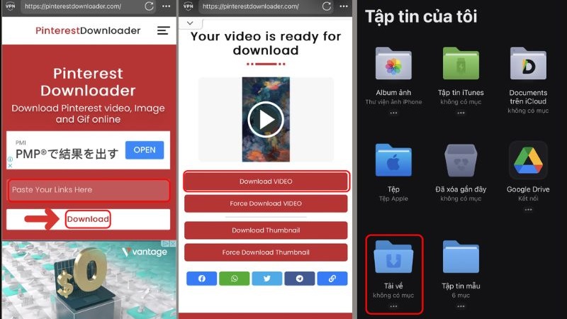 Cách lưu video trên Pinterest về điện thoại, máy tính đơn giản