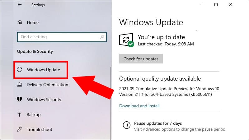 Cập nhật Driver và hệ thống để tối ưu hóa hiệu suất khi chơi Control trên PC