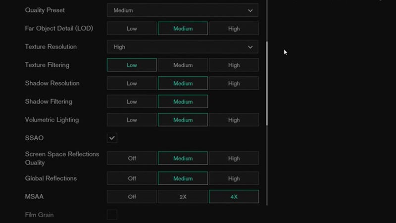 Điều chỉnh cài đặt đồ họa