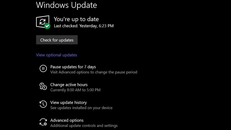 Cài đặt/Gỡ cài đặt Windows Update