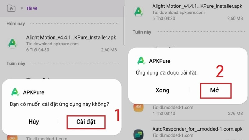 Bước 3: Cài đặt file APK