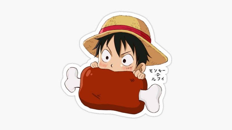 Tải ảnh Luffy cute - Hình chibi đời thường