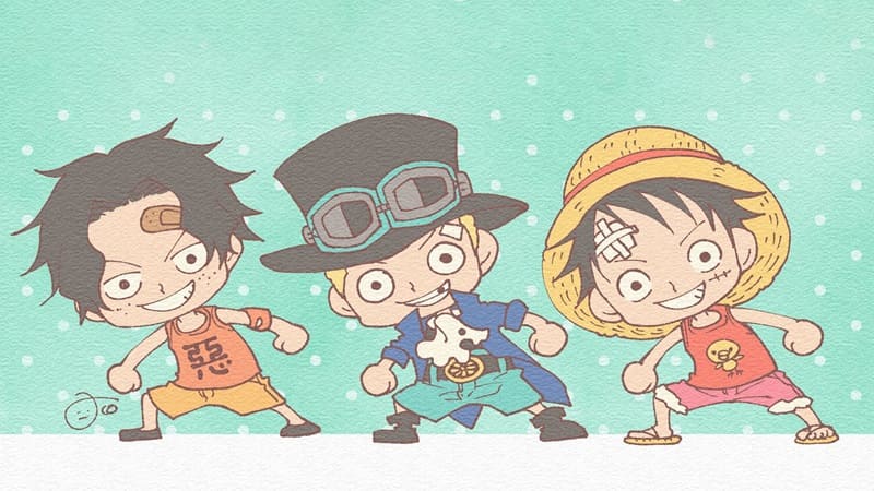 Tải ảnh Luffy cute - Hình chibi đời thường