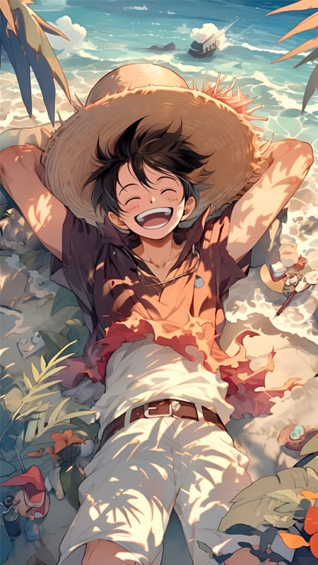 Tải ảnh Luffy cute do Fan vẽ - FanArt