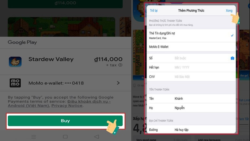 Bước 4: Hoàn tất thanh toán và đợi quá trình tải xuống hoàn thành. Sau đó, bạn có thể mở game và bắt đầu chơi ngay.