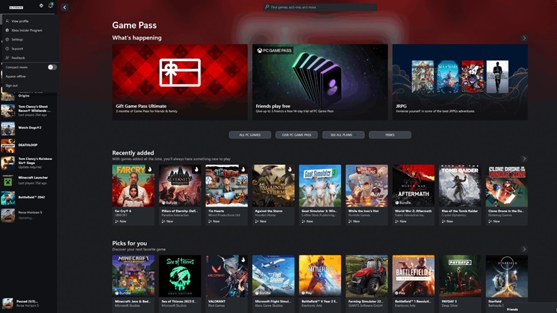 Xbox App với các ứng dụng game khác: Điều gì tạo ra khác biệt?