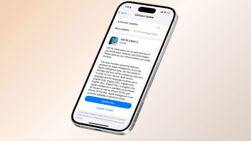 ra mắt iOS 18.2