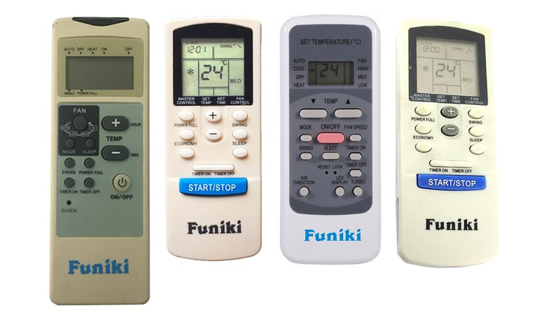 Hướng dẫn cách sử dụng điều khiển điều hòa Funiki