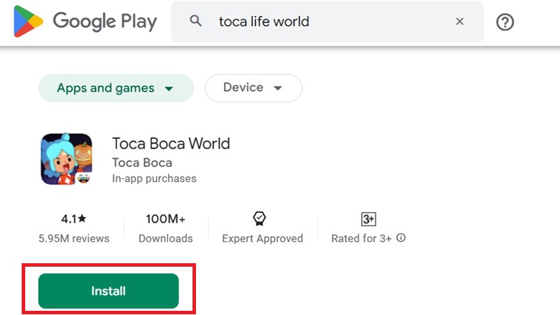 Tải Toca Boca: Hướng dẫn cách tải và cài đặt Toca Life World trên Google Play