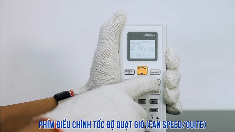 Các nút điều khiển điều hòa Panasonic và chức năng sử dụng đầy đủ nhất