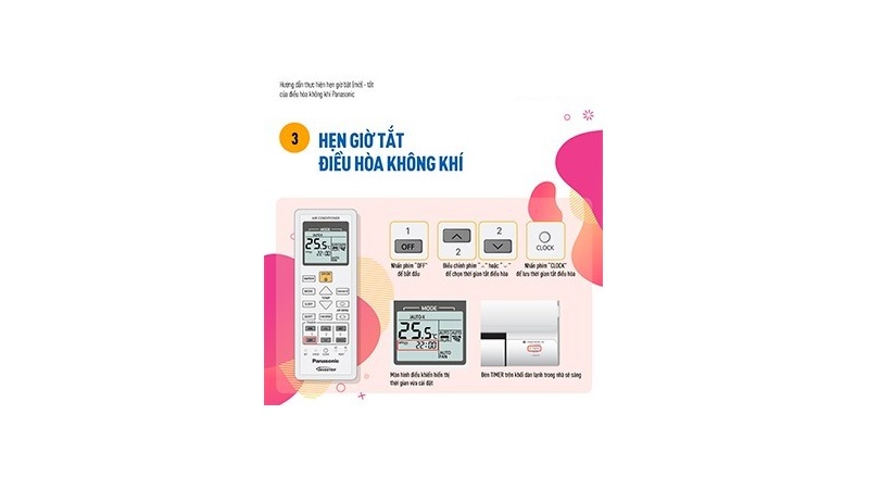 Các nút điều khiển điều hòa Panasonic và chức năng sử dụng đầy đủ nhất