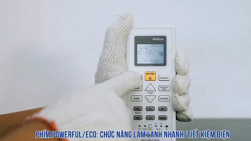 Các nút điều khiển điều hòa Panasonic và chức năng sử dụng đầy đủ nhất