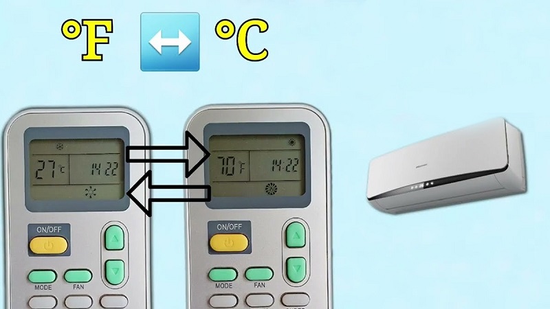 Hướng dẫn cách chuyển từ độ F sang độ C điều hòa Casper chi tiết nhất