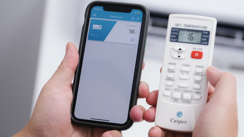 Hướng dẫn cách chuyển từ độ F sang độ C điều hòa Casper chi tiết nhất