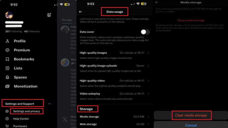 7. Cách xóa phần Khác trên iPhone từ bộ nhớ đệm ứng dụng