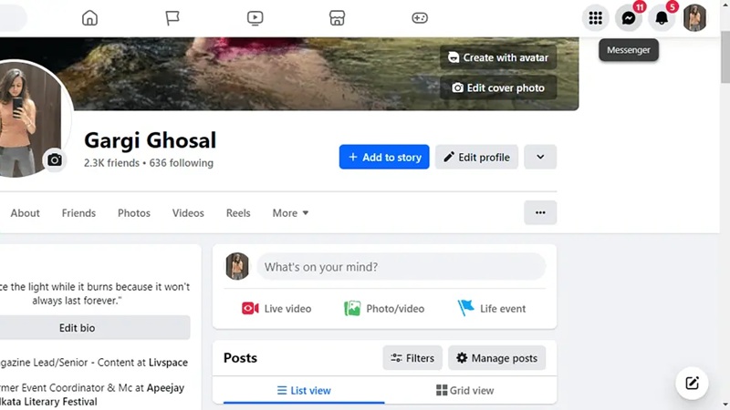 Cách xóa tin nhắn trên Messenger 2 bên từ máy tính